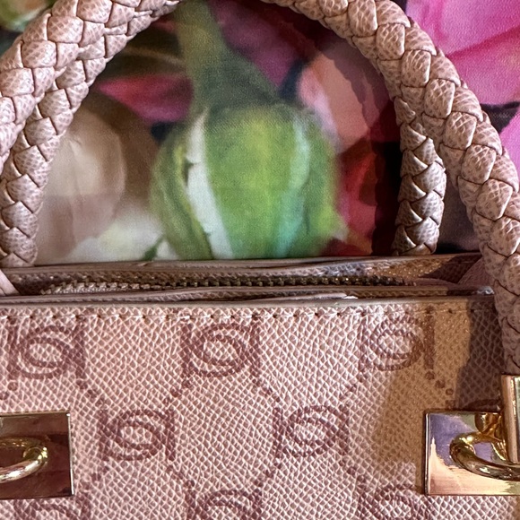 Bebe Pink and Beige Handbag or Crossbody - Picture 4 of 15